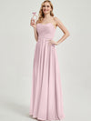 Blush Pleated CONVERTIBLE Chiffon Bridesmaid Dress Kennedy