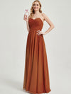 Burnt Orange CONVERTIBLE Chiffon Bridesmaid Dress