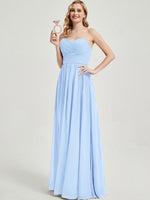 Cornflower Blue CONVERTIBLE Chiffon Bridesmaid Dress-Kennedy