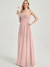 Dusty Pink Pleated CONVERTIBLE Chiffon Bridesmaid Dress Kennedy