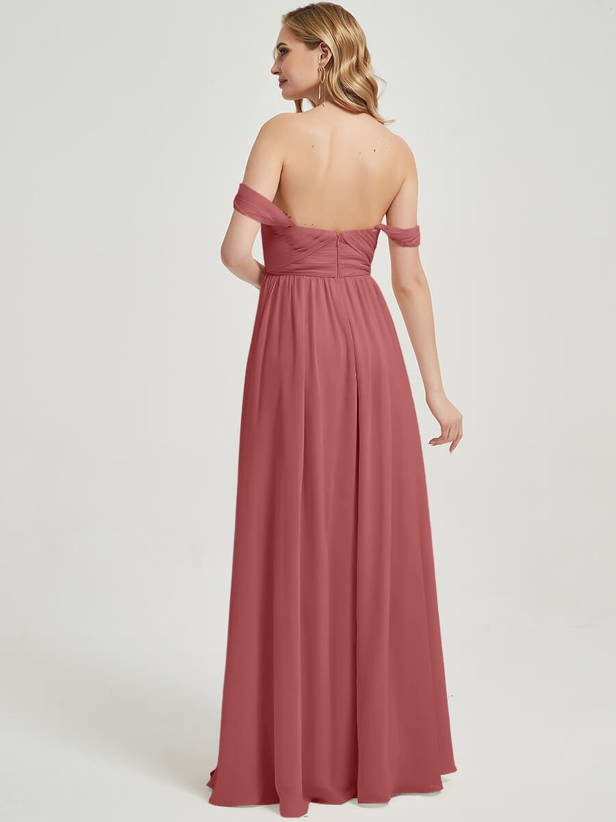 Desert Rose CONVERTIBLE Chiffon Bridesmaid Dress