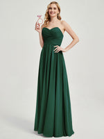 Emerald Green CONVERTIBLE Chiffon Bridesmaid Dress-Kennedy