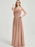 English Rose Pleated CONVERTIBLE Chiffon Bridesmaid Dress Kennedy