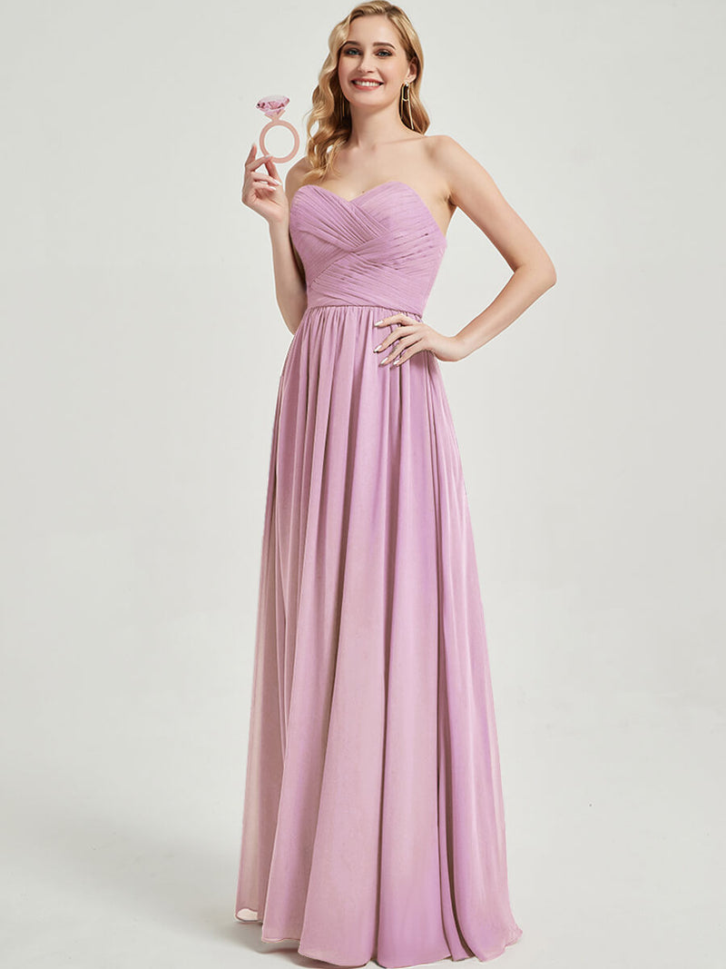 Mauve CONVERTIBLE Chiffon Bridesmaid Dress