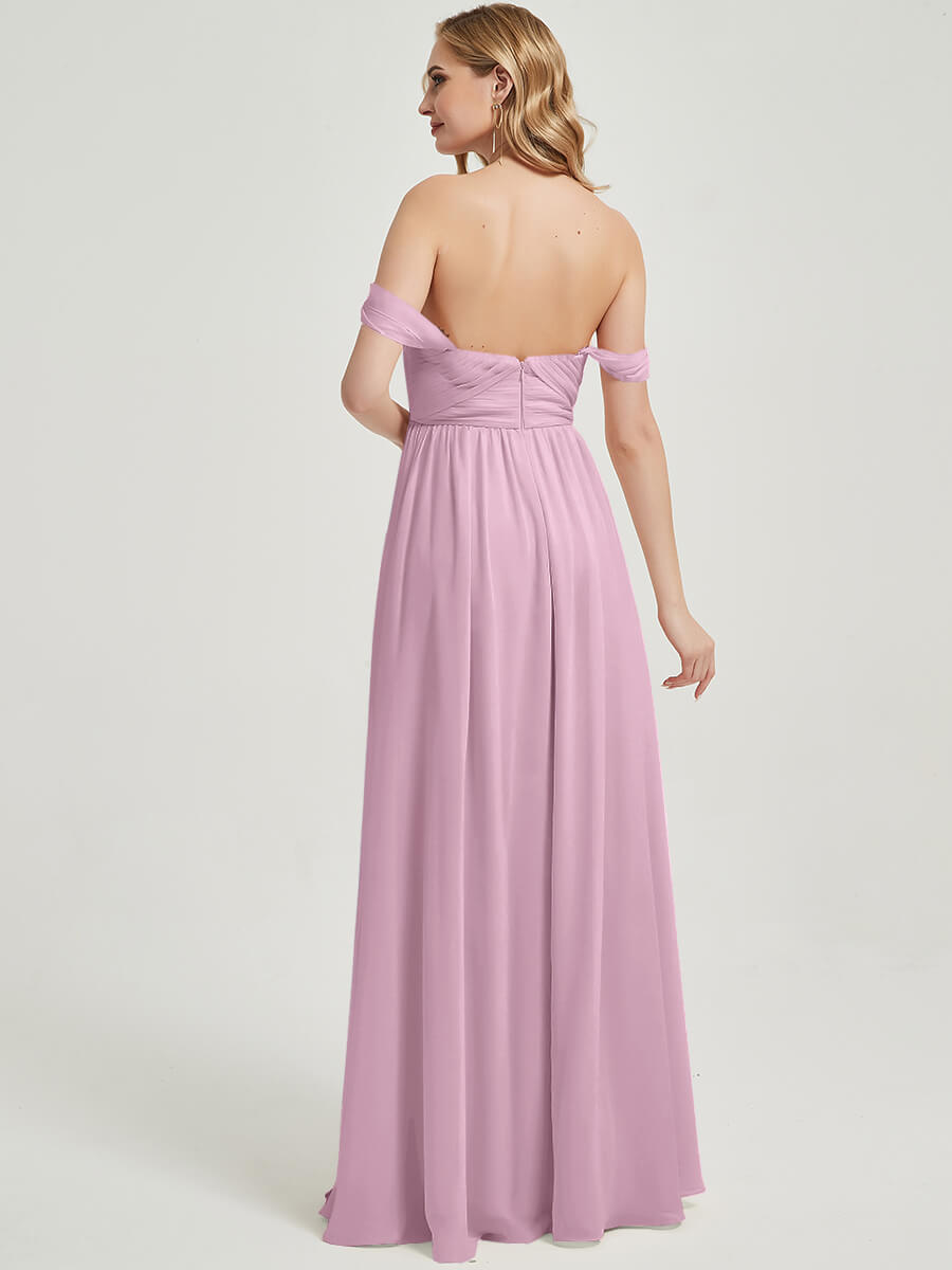 Mauve CONVERTIBLE Chiffon Bridesmaid Dress