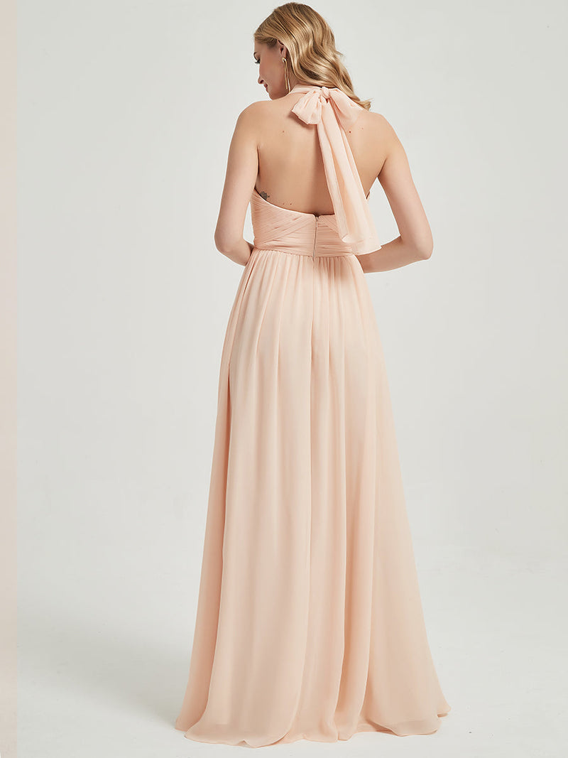 Strapless CONVERTIBLE Chiffon Bridesmaid Dress