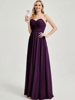 Plum CONVERTIBLE Chiffon Bridesmaid Dress