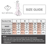 [Final Sale]Women's Gradient Navy Infinity Wrap Bridesmaid Dress