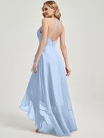 Cornflower Blue Chiffon Bridesmaid Dress Kyomi