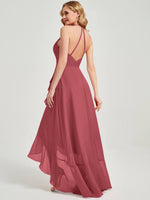 Desert Rose Chiffon Bridesmaid Dress 