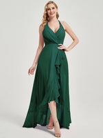 Emerald Green Chiffon Bridesmaid Dress Kyomi