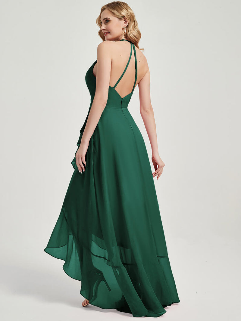 Emerald Green Chiffon Bridesmaid Dress Kyomi
