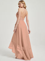 English Rose Chiffon Bridesmaid Dress Kyomi