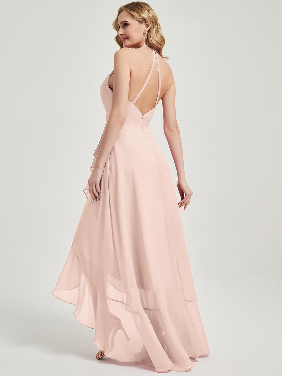 Pearl Pink Chiffon Bridesmaid Dress Kyomi