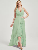 Sage Green Chiffon Bridesmaid Dress Kyomi