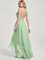 Sage Green Chiffon Bridesmaid Dress Kyomi