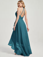 Teal Chiffon Bridesmaid Dress Kyomi