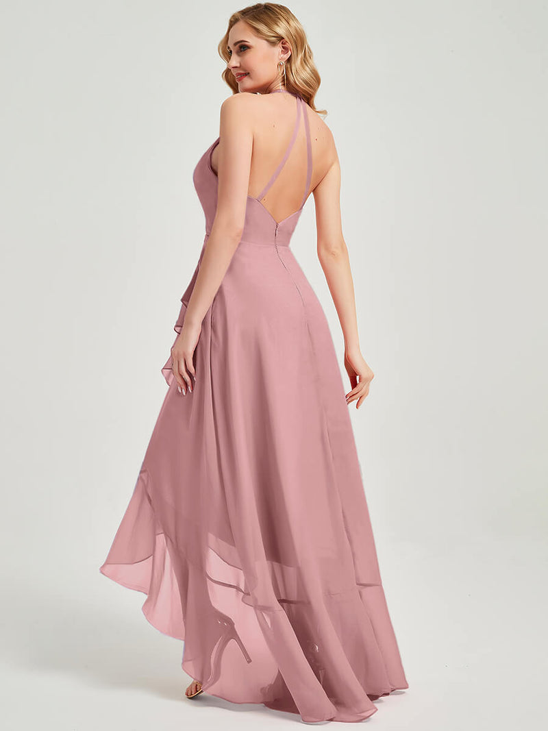 Vintage Mauve Chiffon Bridesmaid Dress Kyomi