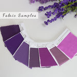 Purple Collection Fabric Swatch Samples Chiffon