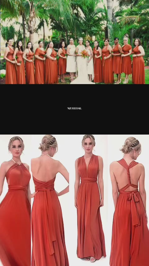 NZBridal Olive Classic Infinity dresses NZ001 Lucia happy customer video
