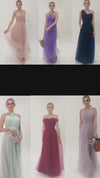 Light Dusty Purple MULTI WAY Sweetheart Tulle Bridesmaid Dress-ALICE
