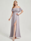 2 Ways Convertible Chiffon Bridesmaid Dress Iris