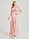 2 Ways Convertible Chiffon Bridesmaid Dress Iris