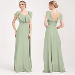 Adjustable & thin straps and CONVERTIBLE bridesmaid dress