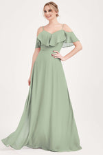 Sage Green CONVERTIBLE Bridesmaid Dress-ZOLA