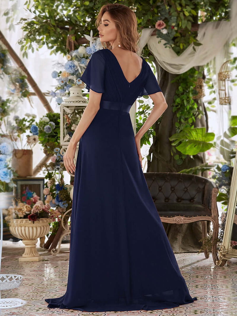 navy blue bridesmaid dresses images Azazie Norah