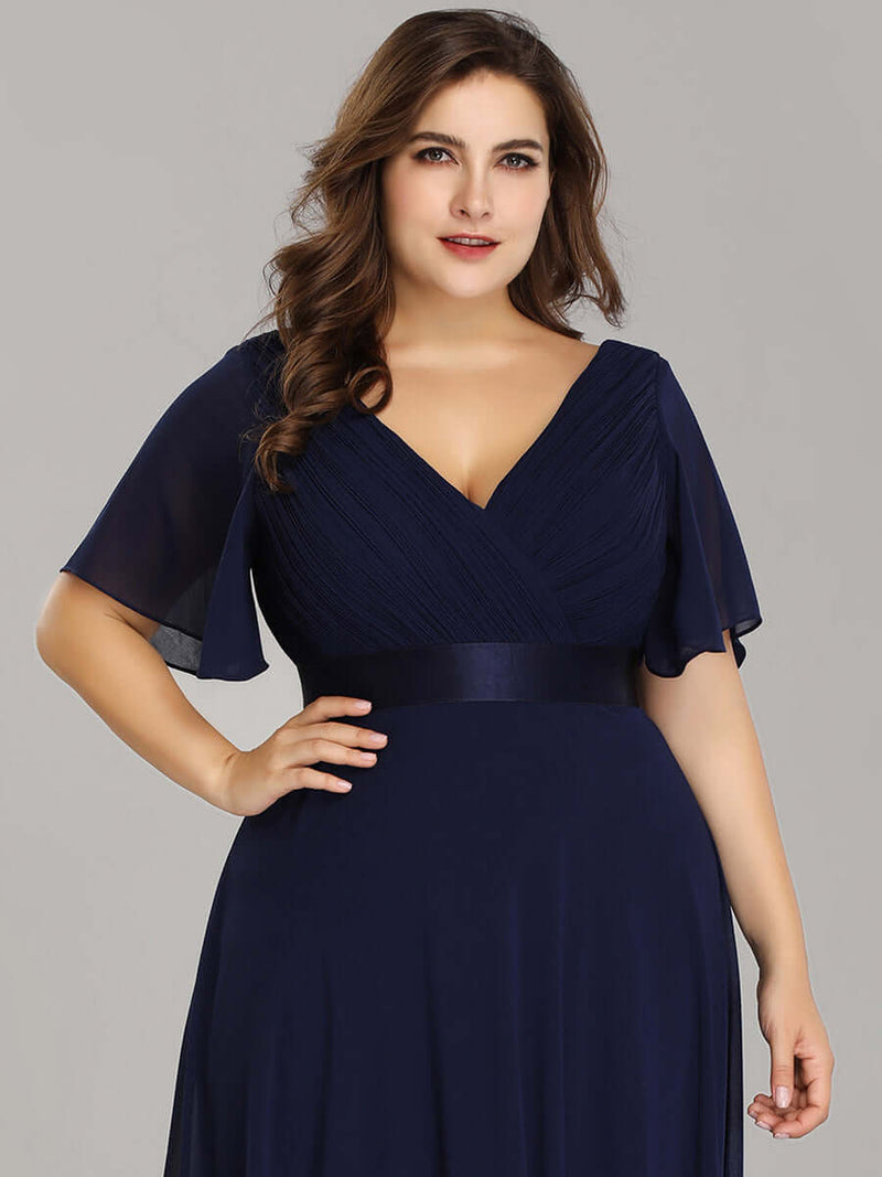 bridesmaid dresses navy blue plus size Mismatched Navy Blue Mermaid Unique New Satin Plus Size Modest Long Fo bridalsew