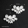 NZ Bridal 1 Pair Luxury Rhinestone Detachable Shoe Clip Wedding Shoes Buckle Accessoriesa