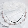 NZ Bridal Elegant Jewelry Chain Alloy Rhinestone Waist Chain Wedding Dress Accessories