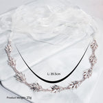 NZ Bridal Elegant Jewelry Chain Alloy Rhinestone Waist Chain Wedding Dress Accessories