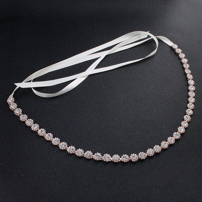 NZ Bridal Multi-way Hair Ornaments Waist Chain Belt Body Chain Ribbon Personality Wild Bridal Accessories