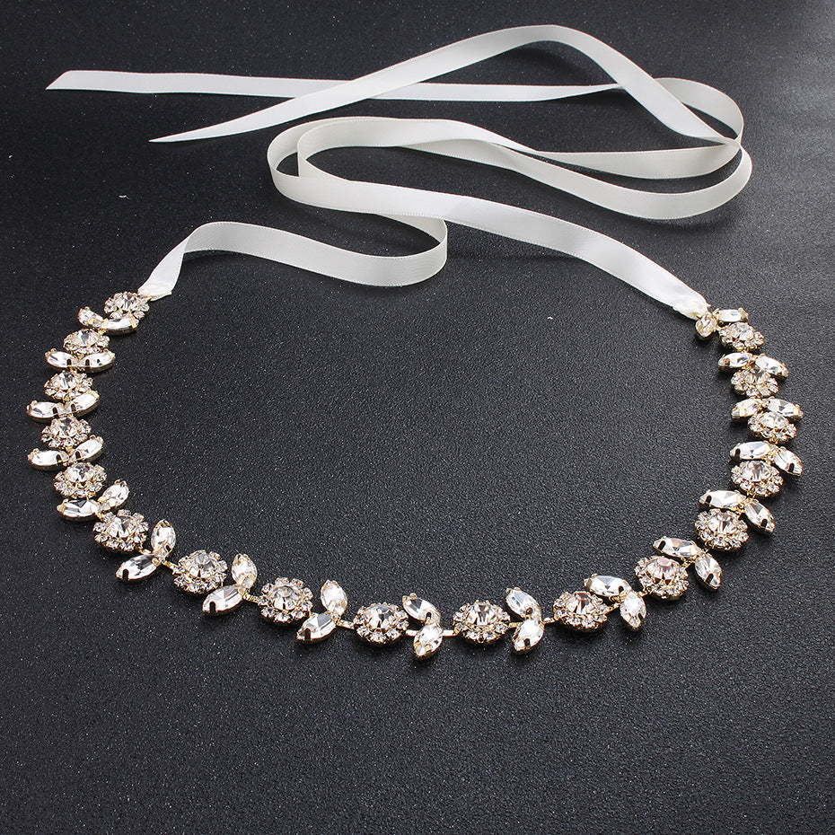 NZ Bridal Retro Diamond Waist Chain For Brides Rhinestone Belt Body Chain Bridal Accessories