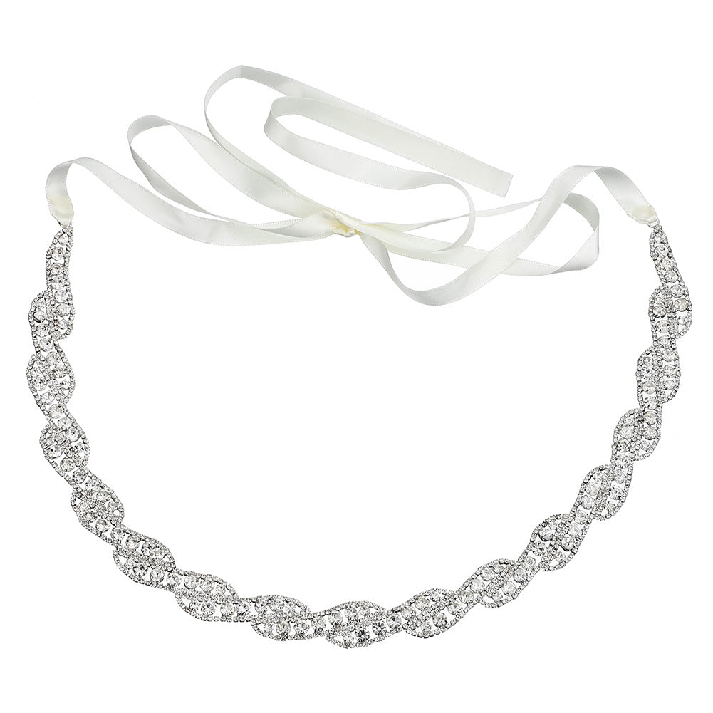 NZ Bridal Handmade Sashes Rhinestone Waist Chain Wedding Dress Body Chain Bridal Accessories