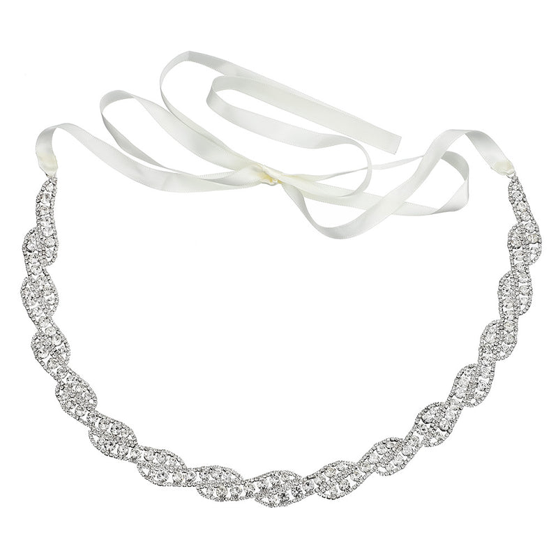NZ Bridal Handmade Sashes Rhinestone Waist Chain Wedding Dress Body Chain Bridal Accessories