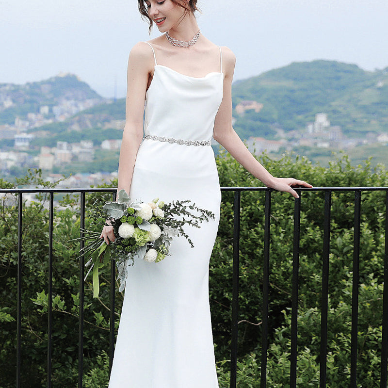 Handmade Sashes Rhinestone Waist Chain For Wedding Dress NZ Bridal