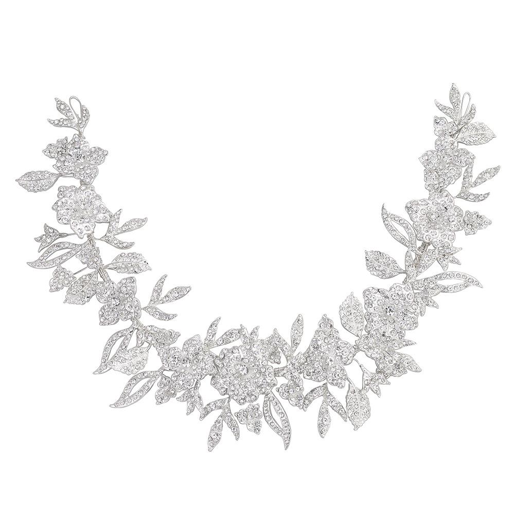 NZ Bridal Grace Sashes Handmade Rhinestone Flower Waist Chain Wedding Dress Body Chain