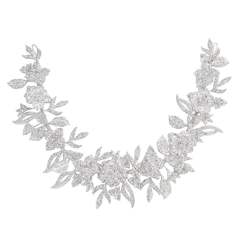 NZ Bridal Grace Sashes Handmade Rhinestone Flower Waist Chain Wedding Dress Body Chain