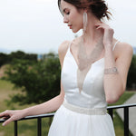 NZ Bridal Hand-studded Sashes Wedding Dress Jewelry Diamond Waist Chain Body Chain Bridal Accessories