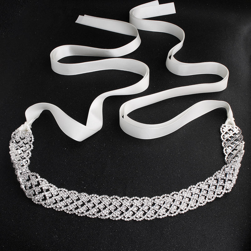 NZ Bridal Hand-studded Sashes Wedding Dress Jewelry Diamond Waist Chain Body Chain Bridal Accessories