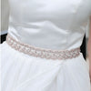 NZ Bridal Luxury Rhinestone Waist Chain For Wedding Dress Crystal Woven Belt
