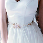 NZ Bridal Hand-studded Sashes Bridal Imitation Pearl Waist Chain Wedding Dress Jewelry