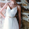 NZ Bridal Hand-studded Sashes Bridal Imitation Pearl Waist Chain Wedding Dress Jewelry