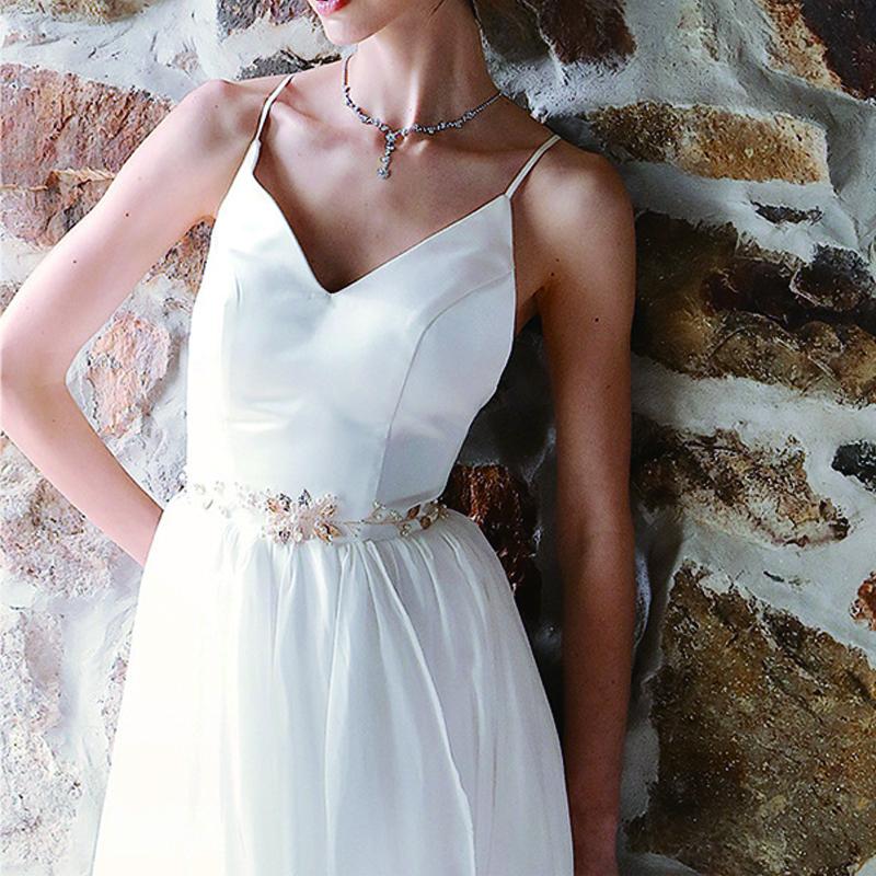 NZ Bridal Hand-studded Sashes Bridal Imitation Pearl Waist Chain Wedding Dress Jewelry