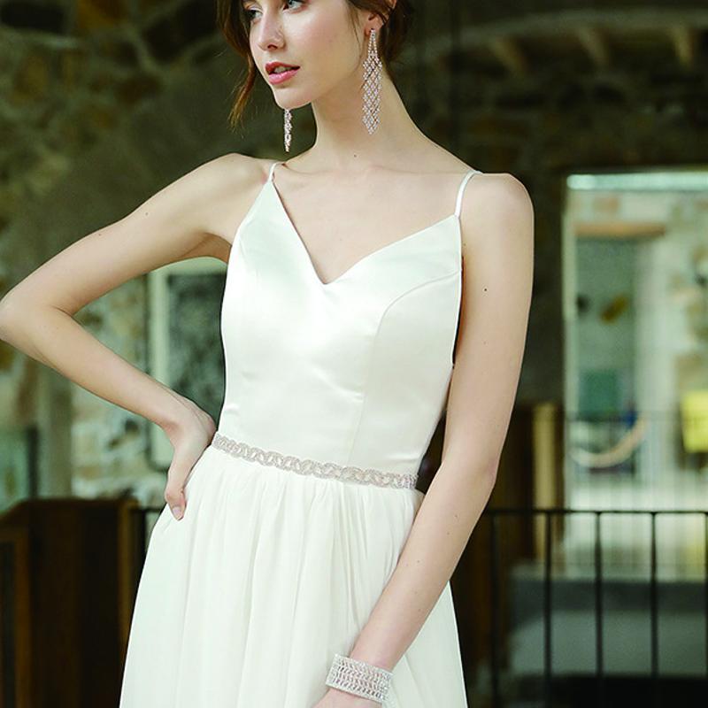 NZ Bridal Hand-studded Sashes  Hollow Waist Chain Rhinestone Chain Wedding Accessories