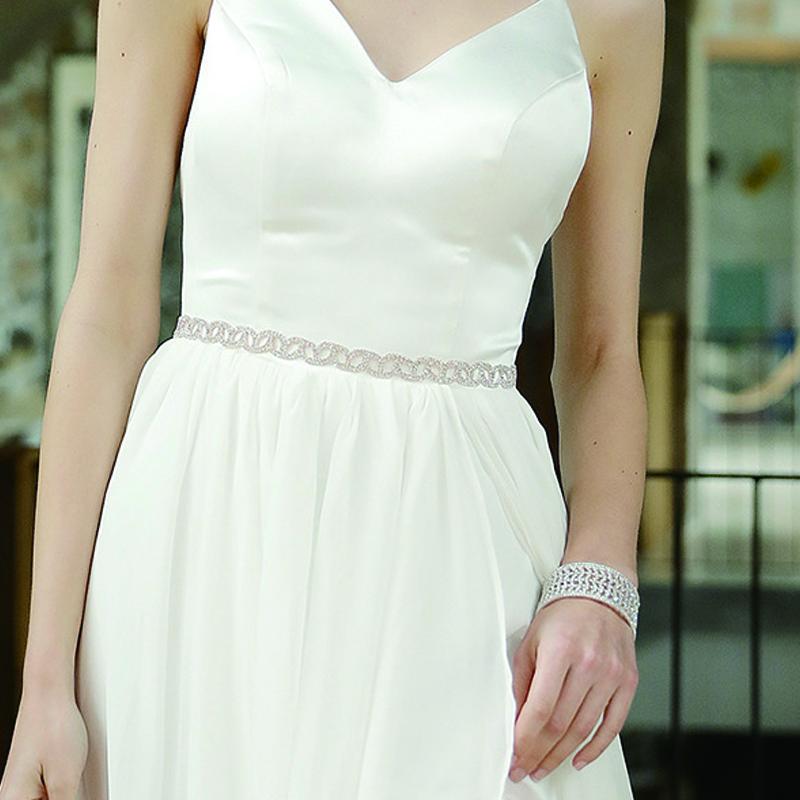 NZ Bridal Hand-studded Sashes  Hollow Waist Chain Rhinestone Chain Wedding Accessories