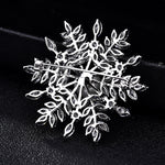 NZ bridal Luxury Retro Snowflake Brooch For Female Zircon Mosaic Imitation Pearl Pin